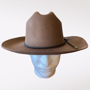Boho Western Cowgirl Hat With Braided Band